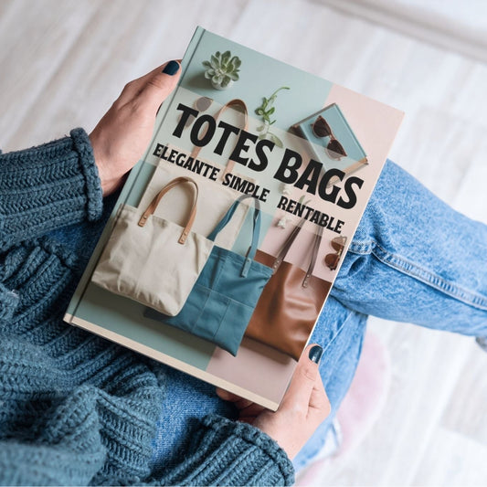 Guía de Tote Bags — 30 Diseños Paso a Paso para Todos los Niveles
